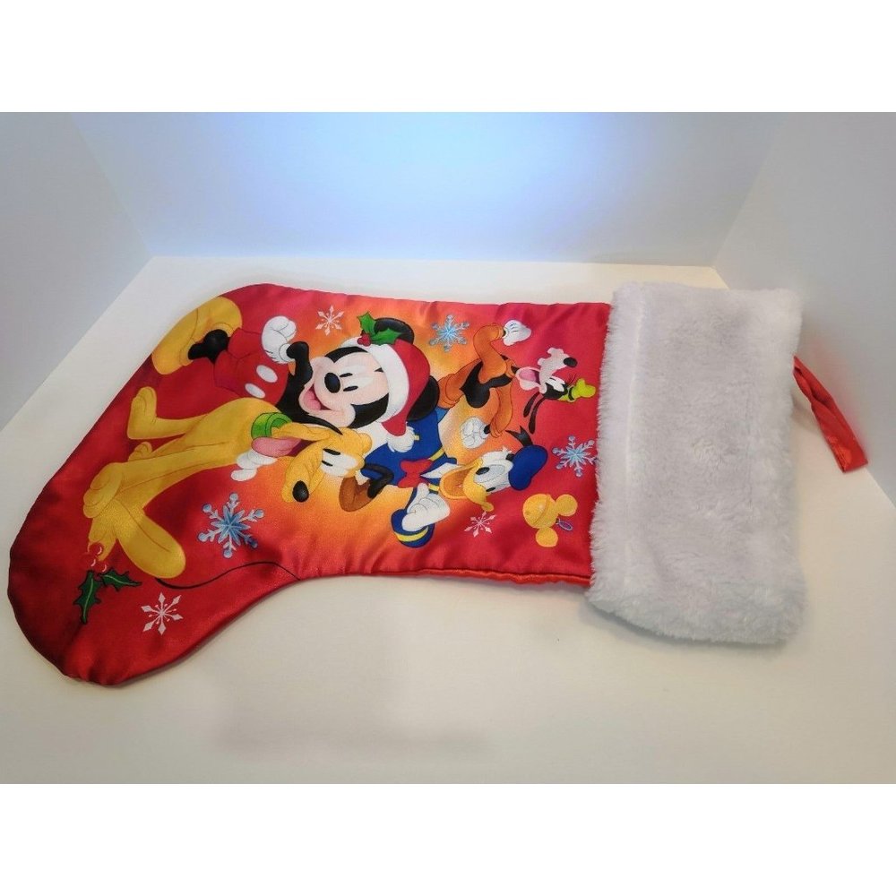 Disney Mickey, Pluto, Donald and Goofy Christmas stocking